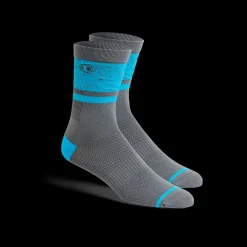 Crankbrothers Icon MTB Socks - Grey/Blue Splatter BlueSplatter Shop