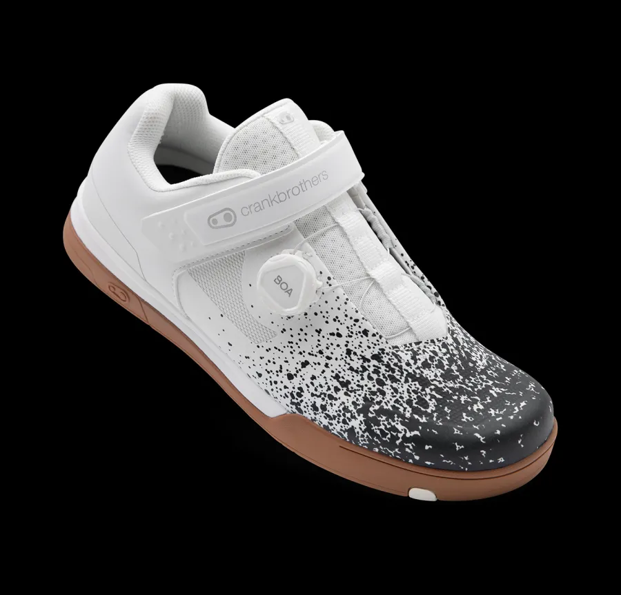 Crankbrothers Mallet BOA® Clip-In Shoes - Black/White Splatter Black/WhiteSplatter Fashion