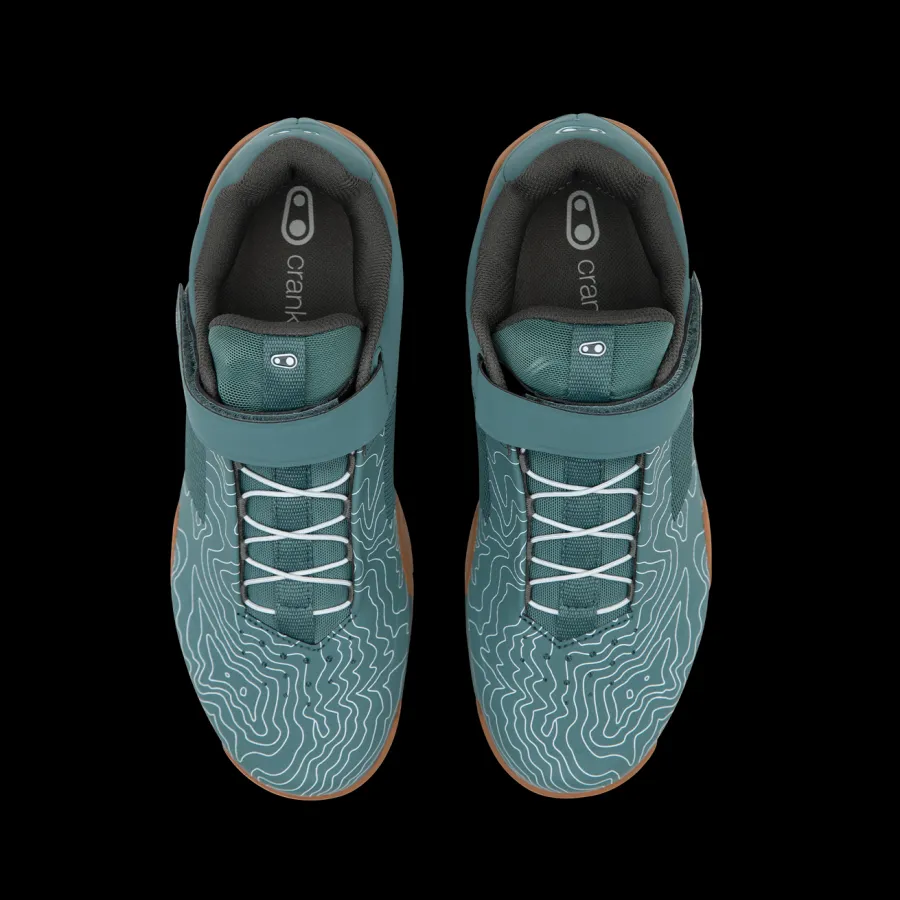 Crankbrothers Mallet Enduro Speed Lace Clip-In Shoes - Topo Slate/Gum Sale