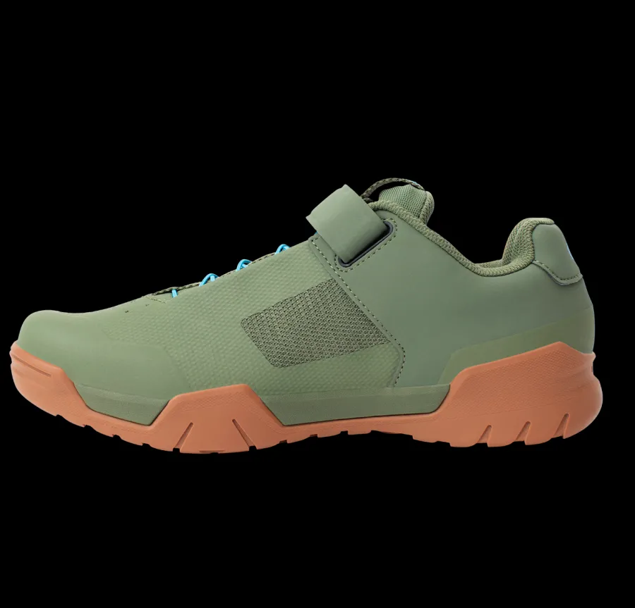 Crankbrothers Mallet Enduro Speed Lace Clip-In Shoes - Green/Gum Fashion