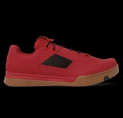 Crankbrothers Mallet Lace Clip-In Shoes - Pump For Peace Edition Red/Gum Hot