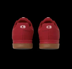 Crankbrothers Mallet Lace Clip-In Shoes - Pump For Peace Edition Red/Gum Hot