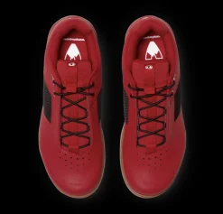 Crankbrothers Mallet Lace Clip-In Shoes - Pump For Peace Edition Red/Gum Hot