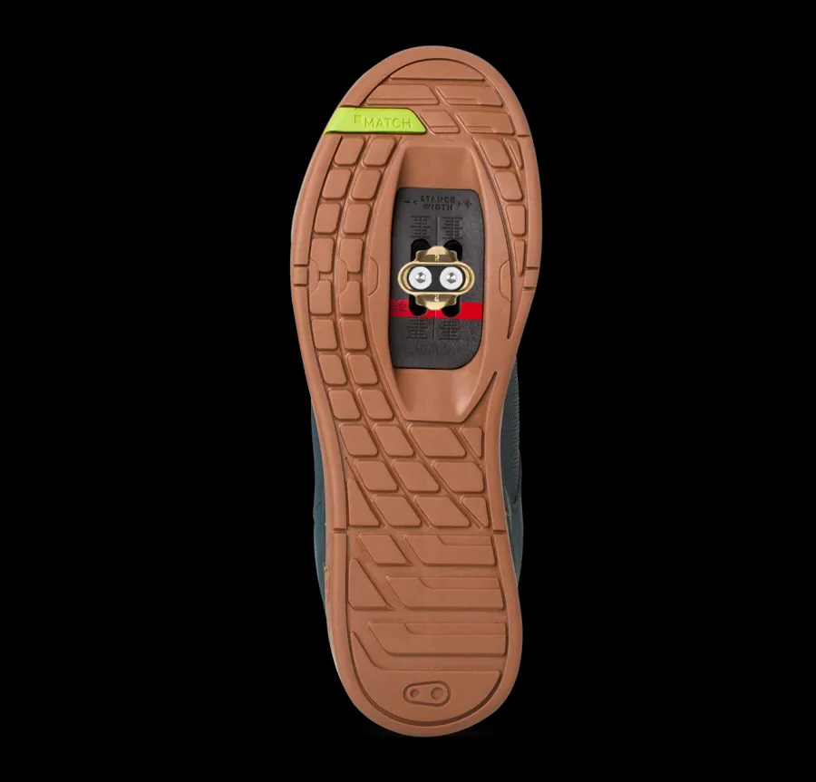 Crankbrothers Mallet Lace Clip-In Shoes - Petrol/Lime Splatter LimeGreenSplatter Best