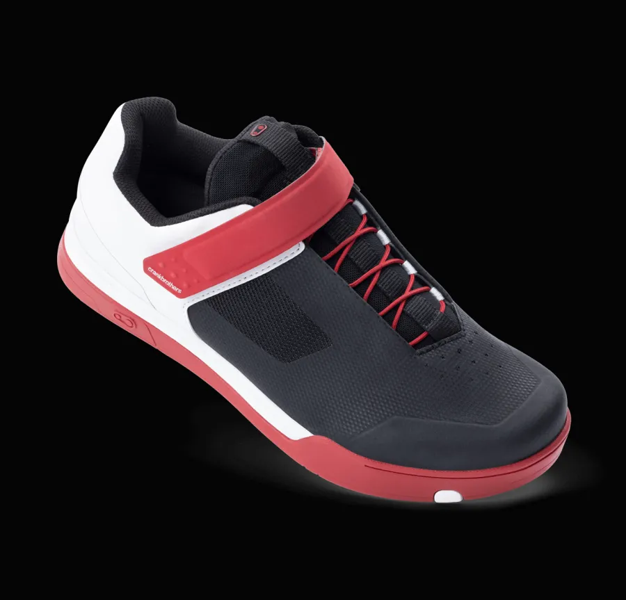 Crankbrothers Mallet Speed Lace Clip-In Shoes - Classics Edition Red/Black/White Best Sale