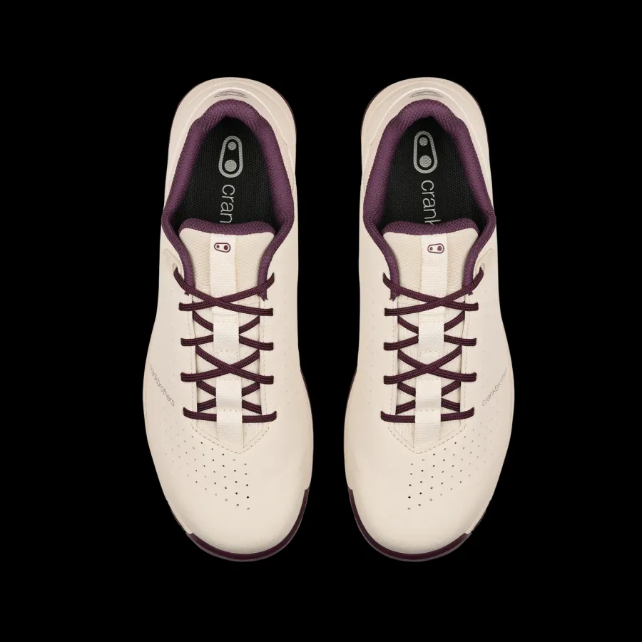 Crankbrothers Mallet Trail Lace Clip-In Shoes - Swan/Purple Cheap