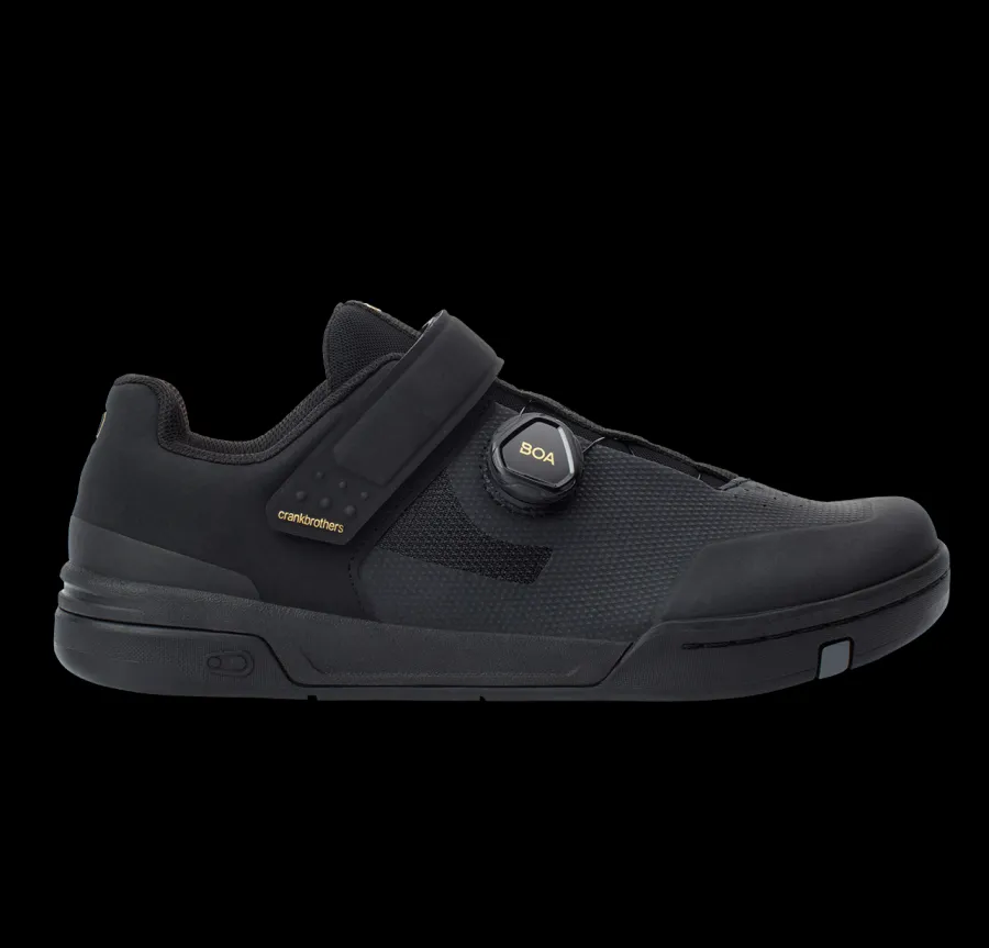 Crankbrothers Stamp BOA® Flat Shoes Black/Gold Online