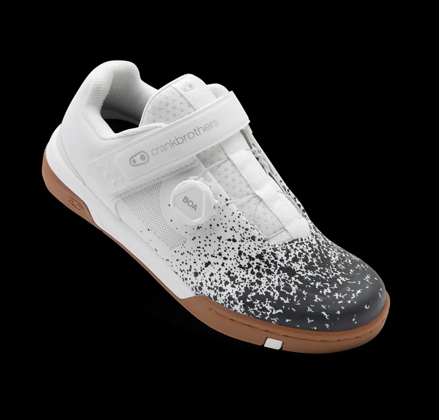 Crankbrothers Stamp BOA® Flat Shoes - Black/White Splatter Black/WhiteSplatter Best Sale