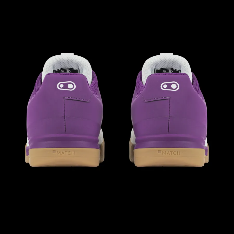 Crankbrothers Stamp Lace Flat Shoes - Bernard Kerr Edition White/Purple/Gum Discount