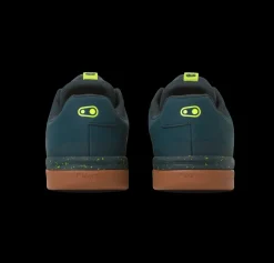 Crankbrothers Stamp Lace Flat Shoes - Petrol/Lime Splatter LimeGreenSplatter Online