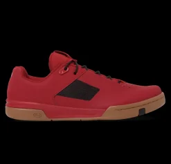 Crankbrothers Stamp Lace Flat Shoes - Pump For Peace Edition Red/Gum New