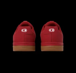 Crankbrothers Stamp Lace Flat Shoes - Pump For Peace Edition Red/Gum New