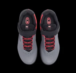 Crankbrothers Stamp Speed Lace Flat Shoes - Grey/Red Best
