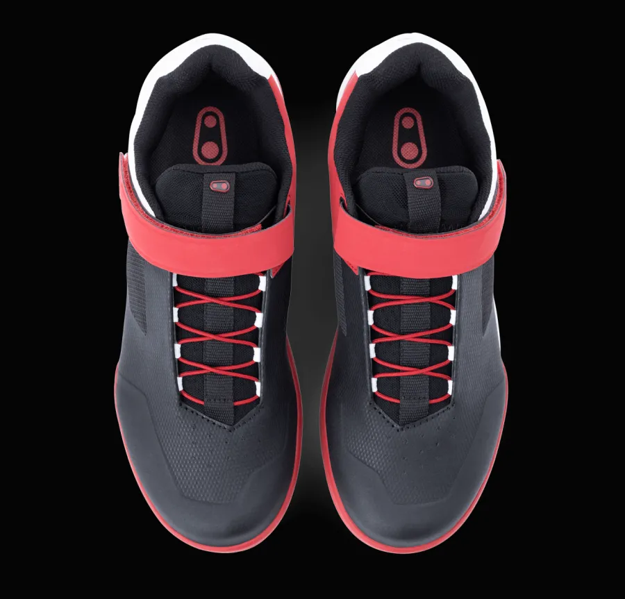 Crankbrothers Stamp Speed Lace Flat Shoes - Classics Edition Red/Black/White Clearance