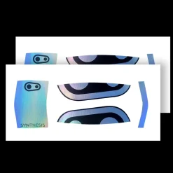 Crankbrothers Synthesis Decal Kits Blue Cheap